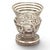Mid 20th Century Czech Bohemian Crystal Silver Overlay Decanter and Cordial Set - 7 pcs For Sale - Image 11 of 18