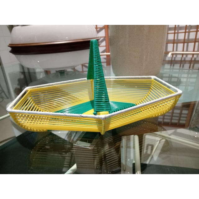 Vintage Centerpiece in Vinyl, 1960s For Sale - Image 4 of 5