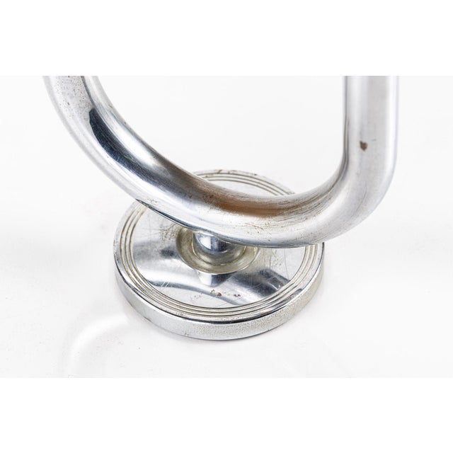 Art Deco Taurex Chrome Candlestick Holders by Walter Von Nessen for Chase For Sale - Image 15 of 16