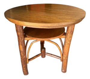 Adirondack Old Hickory Furniture Company, Martinsville Indiana Rustic Cabin Table