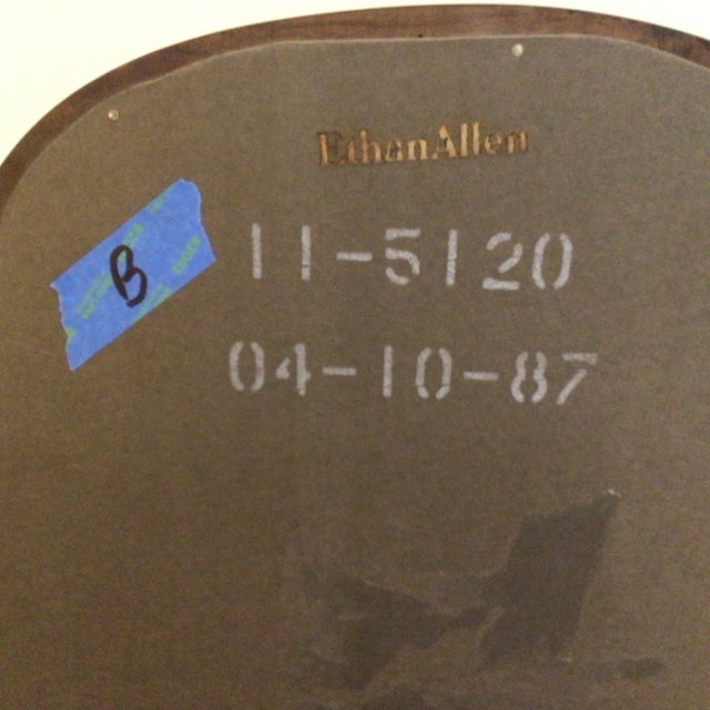 Brown Late 20th Century Ethan Allen Cherry Mirror For Sale - Image 8 of 8