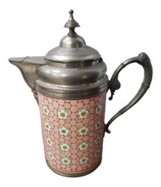 Example of Antique Pewter Finish Coffee and Tea Service