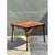 Vintage Dark Bamboo Parquetry Square Game Table For Sale - Image 11 of 12