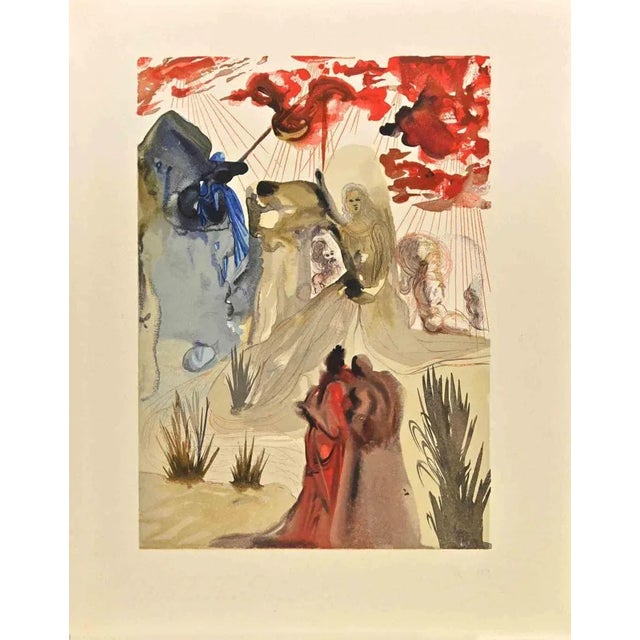 Modern Salvador Dali, The Divine Comedy: The Divine Wood, Woodcut Print, 1963 For Sale - Image 3 of 3