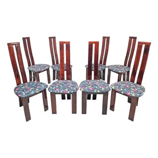 Pietro Costantini for Ello Italian Postmodern Dining Chairs - Set/8 For Sale
