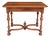 20th Century Louis XIII Style Walnut Writing Table With X-Form Stretcher For Sale