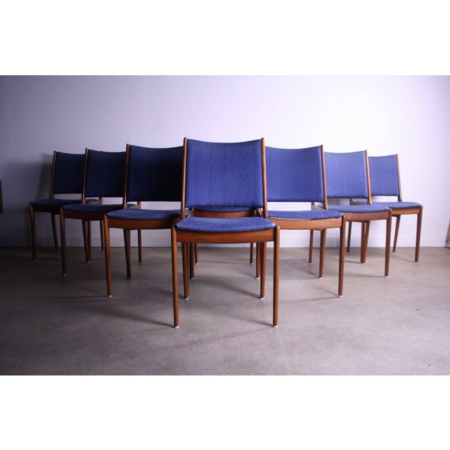 These gorgeous chairs speak for themselves. This set of teak dining chairs is vibrant and in such wonderful condition; 9...