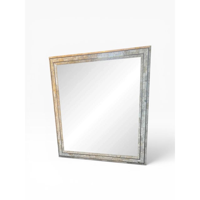 Late 20th Century Late 20th Century Maitland-Smith Tessellated Stone Wall Mirror For Sale - Image 5 of 11