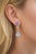 Gemstone Bochic “Orient” Vintage Amethyst, Peridot, Ruby & Topaz Earrings Set 18K Gold For Sale - Image 7 of 11