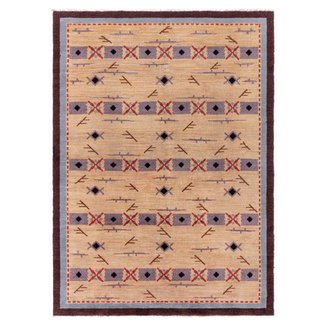 Swedish Pile Rug For Sale