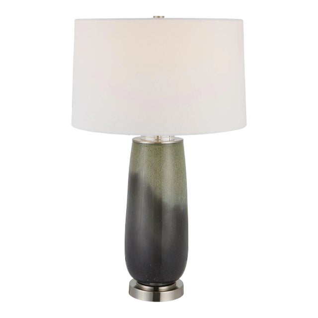 Campa Gray-Blue Table Lamp For Sale