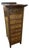 Antique Oak Service Writers Desk Stand File Cabinet Podium For Sale