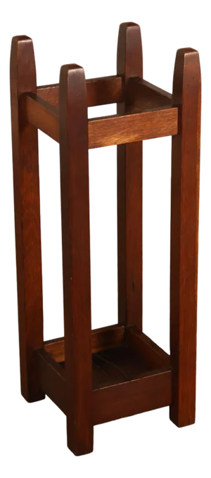 Gustav Stickley Arts And Crafts Oak Umbrella Stand model #54