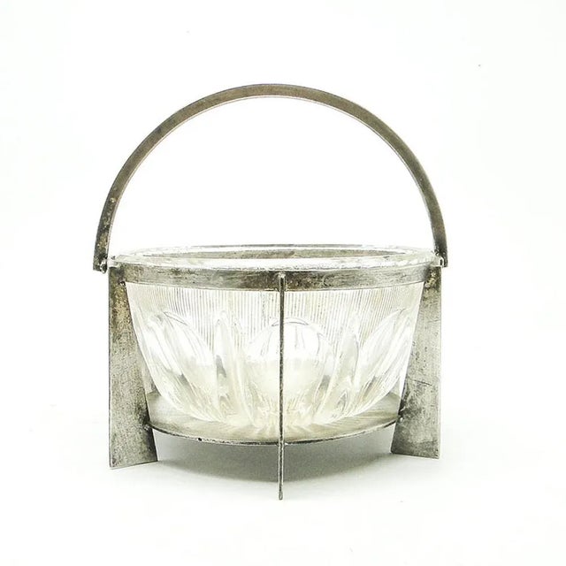 Silver Postmodern Polish Sugar Bowl from Hefra, 1970s For Sale - Image 8 of 8