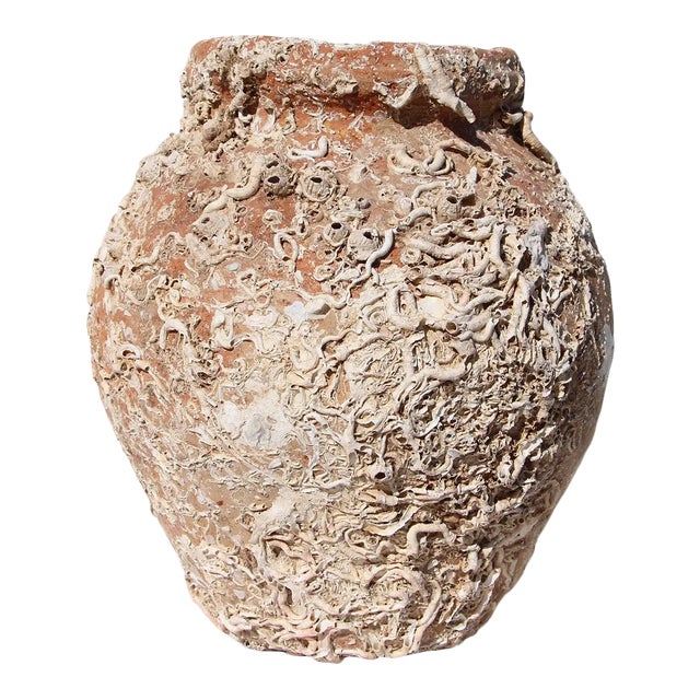 19th Century Antique Terracotta Octopus Trap Undersea Pot For Sale