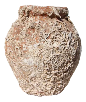 19th Century Antique Terracotta Octopus Trap Undersea Pot