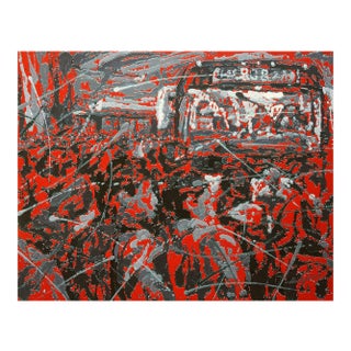 Zhao De-Wei, Urban Landscape Series, Commotion, 2018, Acrylic on Canvas For Sale