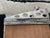 1990s Petite Wood and Pewter Cheese Board With Mouse & Cheese Knife- 2 Pieces For Sale - Image 4 of 13