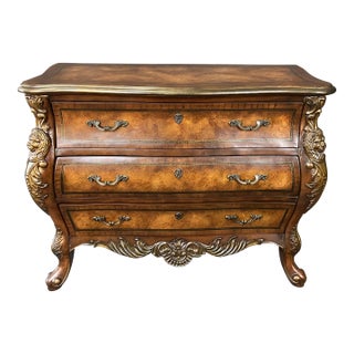 Late 20th Century Louis XV Style 3 Drawer Dresser For Sale