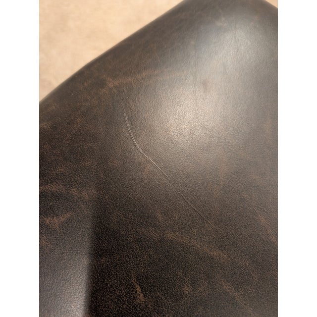 Ambella Home Two-Tone Wood Counter-Height Dining Table and (8) High-Back Stools For Sale - Image 10 of 12