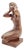 Mid-Century Ceramic Sculpture of Kneeling Nude by Jitka Forejtová for Jihokera, 1960s For Sale