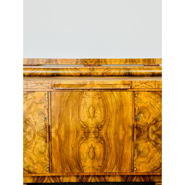 Art Deco Walnut Burl Sideboard by Jules Leleu, 1930 For Sale - Image 16 of 18