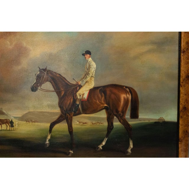 English Victorian Jockey Painting Chairish