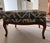 Baker Furniture Company Baker Furniture French Provincial Wingback Bergère & Ottoman in Floral Trellis Print For Sale - Image 4 of 12