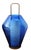 Barovier & Toso Barovier & Toso - Blue Lanterna Lamp by Barovier & Toso For Sale - Image 4 of 5