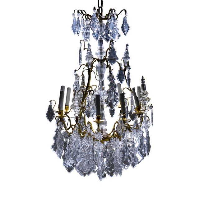 Antique French Chandelier, 1890s For Sale
