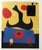 Joan Miro authorized offset lithograph on heavyweight smooth satin paper. 1999 copyright Succession Miro by SIAE. This...