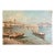 Vintage Bay of Naples Vesuvius Oil Painting For Sale