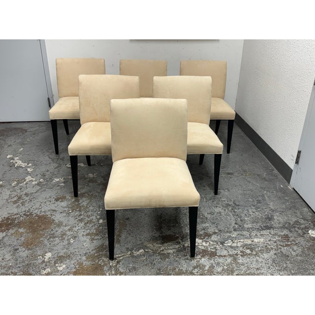 Design Plus Gallery presents a Set of Six of the Marie Dining Chairs by Room & Board. This set includes six armless dining...