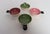 Set of Four Vintage Green and Pink Ceramic Ramekins/Ashtrays by Charles Wilton For Sale - Image 9 of 16