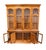 Singer Furniture Solid Oak Mediterranean Spanish Revival 72" China Cabinet W. Grilled Doors 6394-370 For Sale In Kansas City - Image 6 of 12