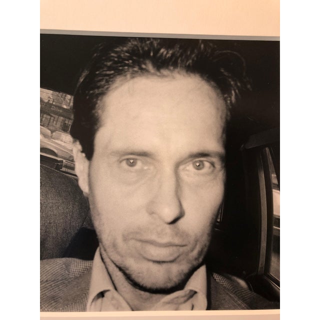 Realism Ryan Weideman, NYC Cabbie and Fare Vintage Silver Gelatin Photo Black White Street Photograph, c.1990 For Sale - Image 3 of 5