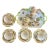 Mid-20th Century Herend Hungary "Queen Victoria" Hand-Painted Porcelain Tea Service With Serving Tray - 18 pcs For Sale