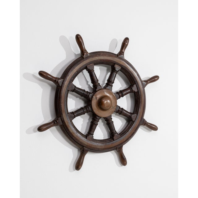Brown Early 20th Century France Brown Brass Decorative Object For Sale - Image 8 of 15
