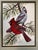 Mid 20th Century Mid-Century Original Watercolor Cardinal Pair on Pine – Signed Shawn Donavan – Framed Bird Painting For Sale - Image 5 of 10