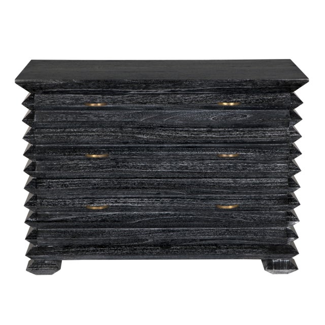 Finished in a timeless Cinder Black hue, the Tiago Chest effortlessly complements a variety of decor styles, from modern...