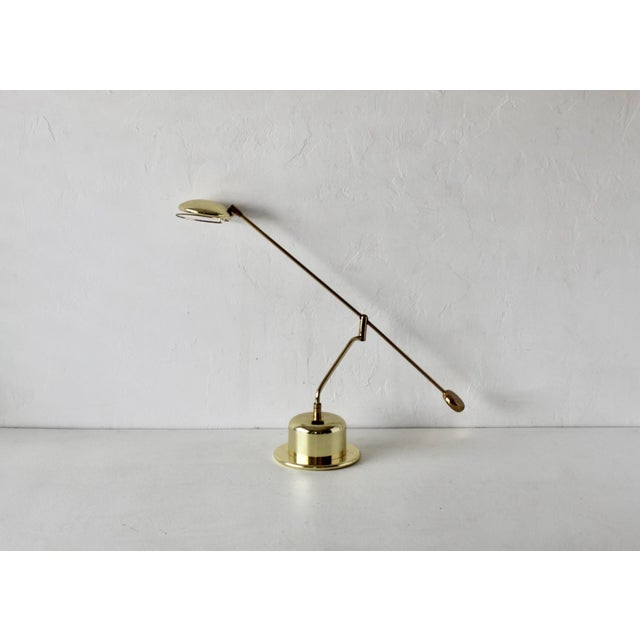 Bankamp Leuchten G Style Large Brass Metal Swing Arm Table Light Vintage For Sale - Image 16 of 18