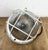 Industrial White Bunker Cage Light from Polam Gdansk, 1970s For Sale - Image 11 of 16