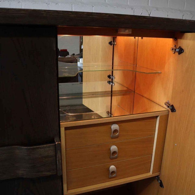 Brutalist Bar Cabinet, Belgium, 1970s For Sale - Image 4 of 12