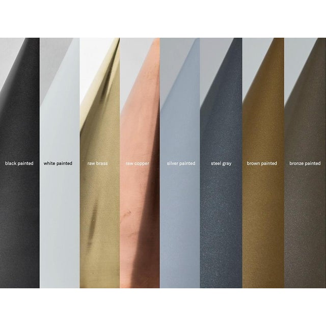 Hans-Agne Jakobsson Polished Brass 'Tratten' Pendant For Sale - Image 11 of 11