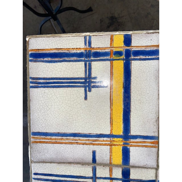 1920s 1920s Art Deco Modern Style D&m Tile Table For Sale - Image 5 of 12