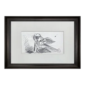 Pablo Picasso Lithograph Guernica Preparatory Sketch Ltd Ed W/Custom Frame