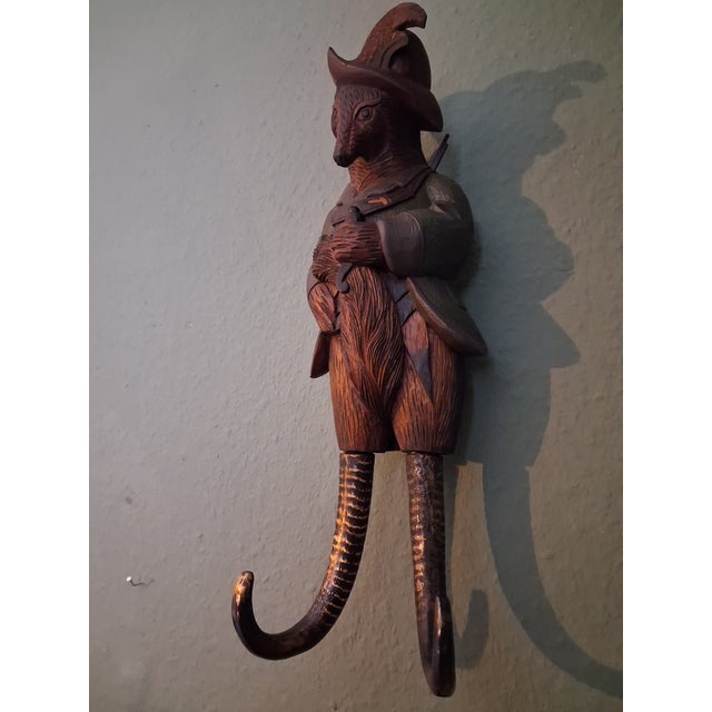 Wall Hunting Black Forest Fox, 1960s For Sale - Image 4 of 11