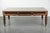 Antique English Writing Desk on Wheels with Drawers and Green Leather Top For Sale - Image 3 of 14