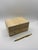 Minimalist Solid Travertine Lidded Decorative Box For Sale - Image 4 of 5