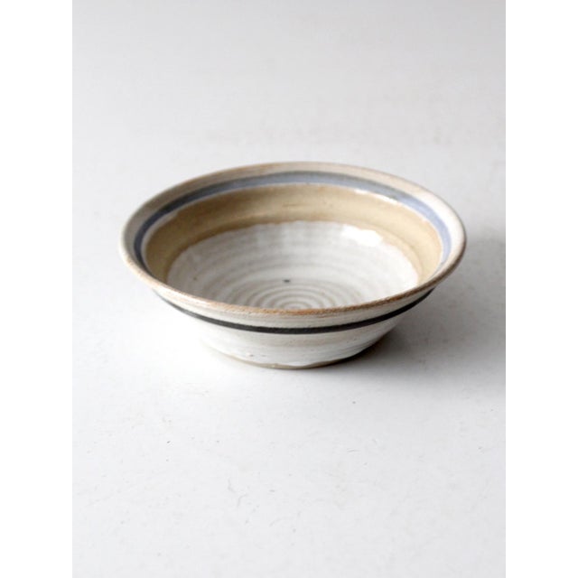 Vintage Studio Pottery Bowl For Sale - Image 6 of 8